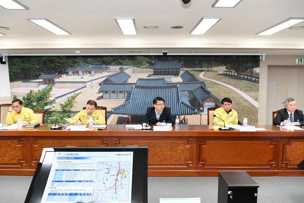 양주시는 지난 20일 시청 상황실에서 ‘양주역 환승센터 건설 타당성조사 및 기본계획 수립용역’ 최종보고회를 개최했다. (사진제공=양주시청)