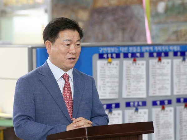 광명시는 7월 31일 시청 종합민원실에서 우리노무사 상담센터 개소식을 가졌다. (사진제공=광명시청)