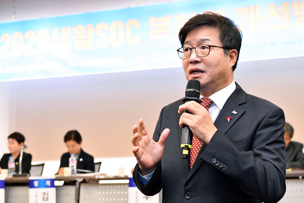 전국시장·군수·구청장협의회는 3일 오전 국회도서관 대강당에서 ‘2020 생활SOC 복합화 개선방안 토론회’를 개최했다. (사진제공=수원시청)