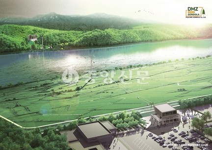 파주 임진각 평화 곤돌라, 막바지 공정-전체조감도 (사진제공=파주시청)