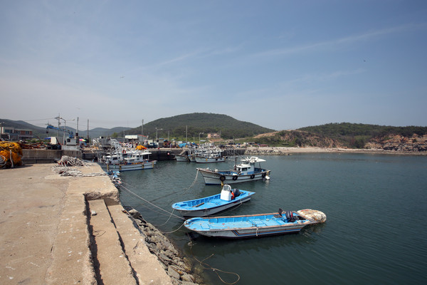해양수산부 주관 2020년 어촌뉴딜300사업 2개소 선정된 옹진군 백령면 장촌항 전경. (사진제공=옹진군청)