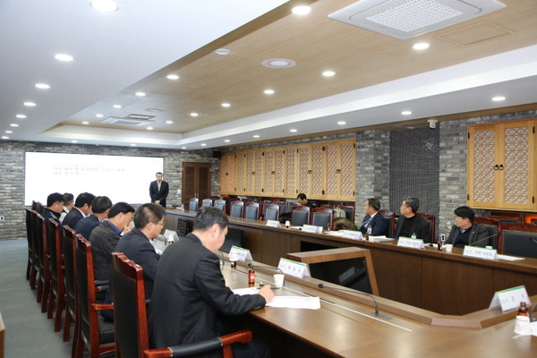 연천군은 지난 20일 군청 상황실에서 2020-2022 연천방문의 해 기본계획 수립 용역 최종 보고회를 개최했다. (사진제공=연천군청)