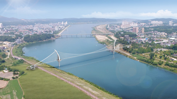 남한강 출렁다리 조감도