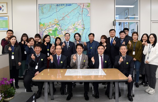 황범순 의정부시 부시장은 1월 15일과 16일 이틀간 4개 권역동 행정복지센터를 방문해 2020년도 권역별 주요업무계획과 주요 현안업무 보고를 받았다. (사진제공=의정부시청)