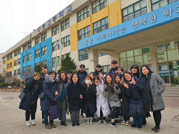 신경대학교(총장직무대행 이서진)는  ‘제60회 간호사 국가고시’ 응시생들의 전원 합격을 기원을 기념하고 있다.(사진제공=신경대학교)