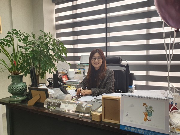 (주)성환공구 '공구언니 김미경대표'(사진=김삼철기자)