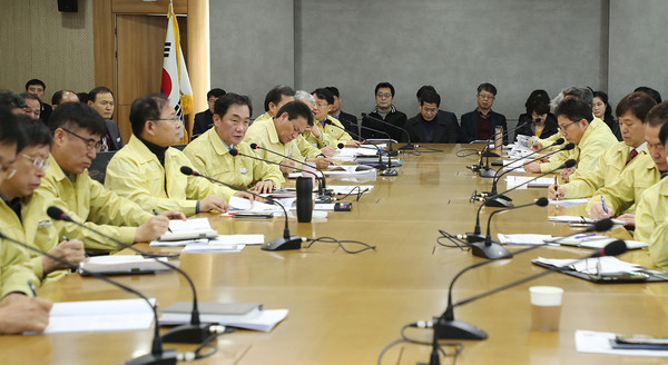 평택시가 지난 17일 간부공무원과 산하기관장 등 150여명이 참 석한 가운데 2020년도 주요업무계획 2차 보고회를 개최했다고 밝혔다. (사진제공=평택시청)