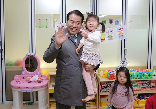 지난해 시립심곡어린이집 개원식. (사진제공=용인시청)