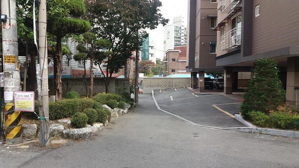 사진은 양지1공원 주변도로개설(공사전). (사진제공=안양시청)