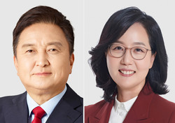 김영환(왼쪽)·김현아(오른쪽) 후보.