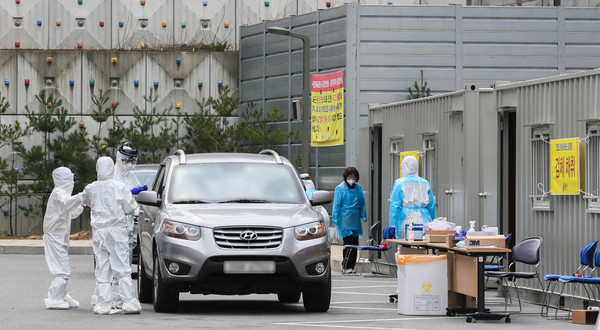 사진은 용인 드라이브스루 선별진료소. (사진제공=용인시청)