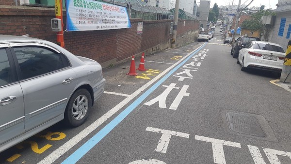 동구는 21일 구민에게 쾌적하고 안전한 주차환경을 제공하기 위해 관내 공영주차장 정비를 실시한다고 밝혔다.  (사진제공=동구청)