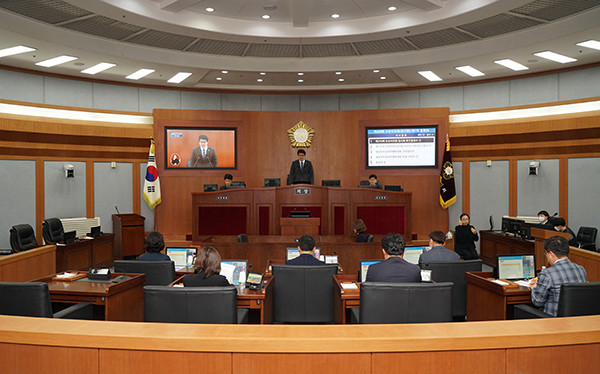 오산시의회는 22일 제250회 임시회 및 제1차 본회의를 시작으로 3일간의 의정활동에 들어갔다. (사진제공=오산시의회)