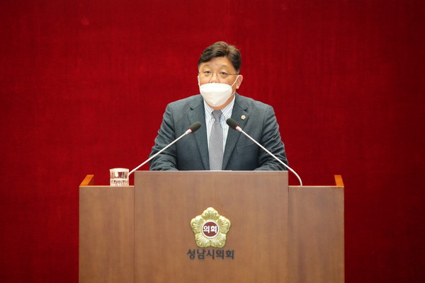 제253회 임시회 개회식 및 제1차본회의 안광림 의원. (사진제공=성남시의회)