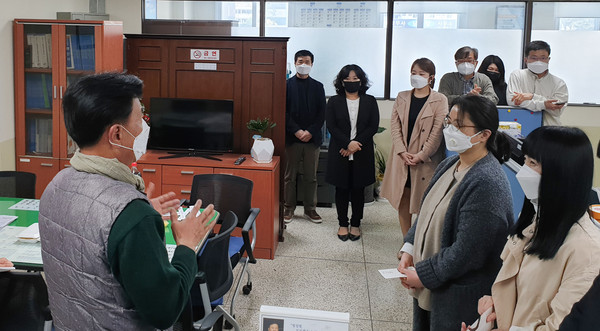 사진은 상수도 요금 체납특별반 실적 평가회. (사진제공=용인시청)