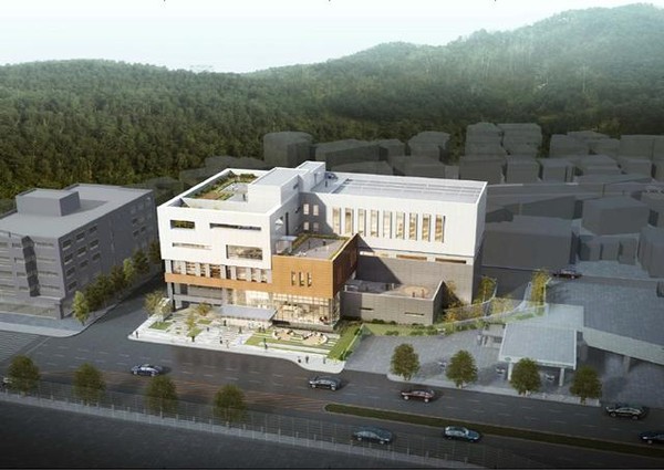 예산절감 할 수 있는 박달복합청사 조감도. (사진제공=안양시청)