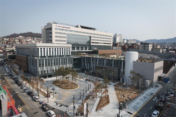 성남시는 시립의료원의 개원에 맞춰 마을버스 7개 노선을 확충할 계획이다. 사진은 성남시의료원 전경. (사진제공=성남시청)