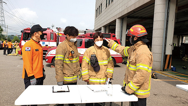 양평소방서는 11~12일 양일간 ‘2020년 상반기 소방전술훈련 평가’를 실시했다. (사진제공=양평소방서)