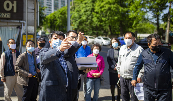박형우 계양구청장은 지난 12일과 13일 양일에 걸쳐 구민과의 대화 주요 민원현장을 찾아 현장 중심의 행정을 펼쳤다. (사진제공=계양구청)