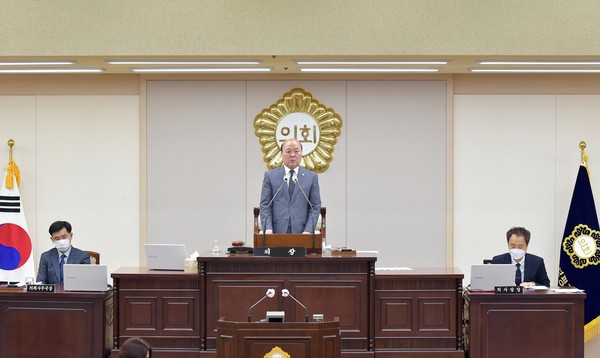 인천 부평구의회가 8일 제236회 정례회를 개회했다. (사진제공=부평구의회)