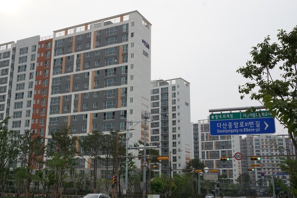 이진환 남양주 다산신도시총연합회 회장은 "수석대교가 지어져야 9호선이 연장되고, 그래야 남양주와 하남 미사의 교통 문제가 해결될 수 있다"고 강조했다. 사진은 다산신도시 모습. (사진=장민호 기자)