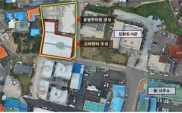 고려장터 위치도. (사진제공=강화군청)