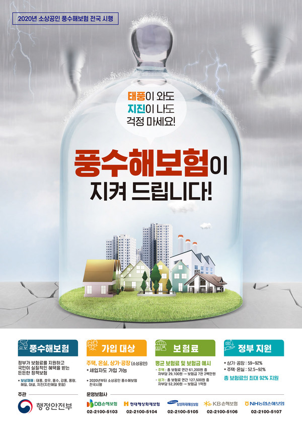 화성시가 여름철 태풍과 호우 등 자연재해에 대비할 수 있도록 풍수해보험 가입 독려에 나섰다. (사진제공=화성시청)
