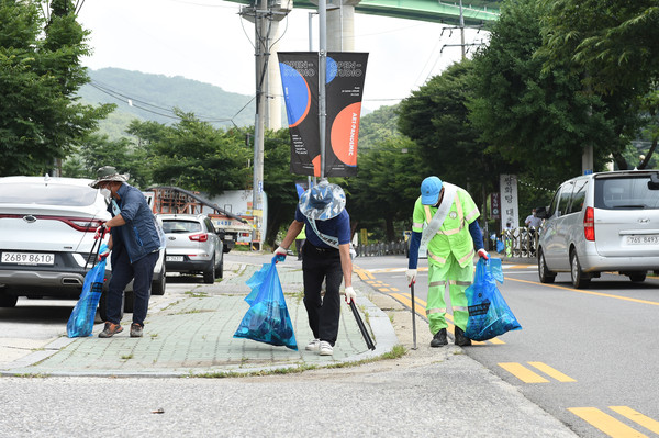 환경정화활동 (사진제공=양주시청)