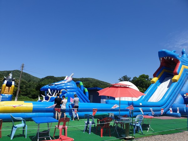 마장두레마을 야외 수영장  (사진제공=파주시청)