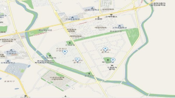 수원델타플렉스 운행 27-8 노선도. (사진제공=수원시청)