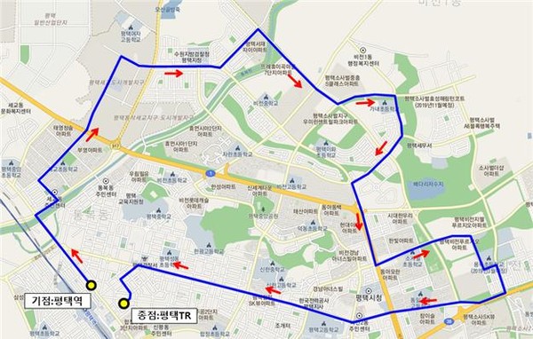 평택시는 평택 남부권역 순환형 버스를 오는 21일부터 신설 운행한다. (사진제공=평택시청)