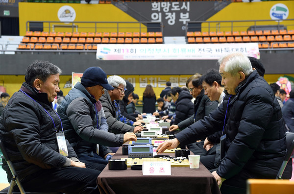 의정부시가 한국기원 이전 및 바둑전용경기장을 건립하기로 하고 본격적인 사업추진에 들어갔다. 사진은 지난해 열린 제13회 의정부시 회룡배 전국 바둑대회. (사진제공=의정부시청)