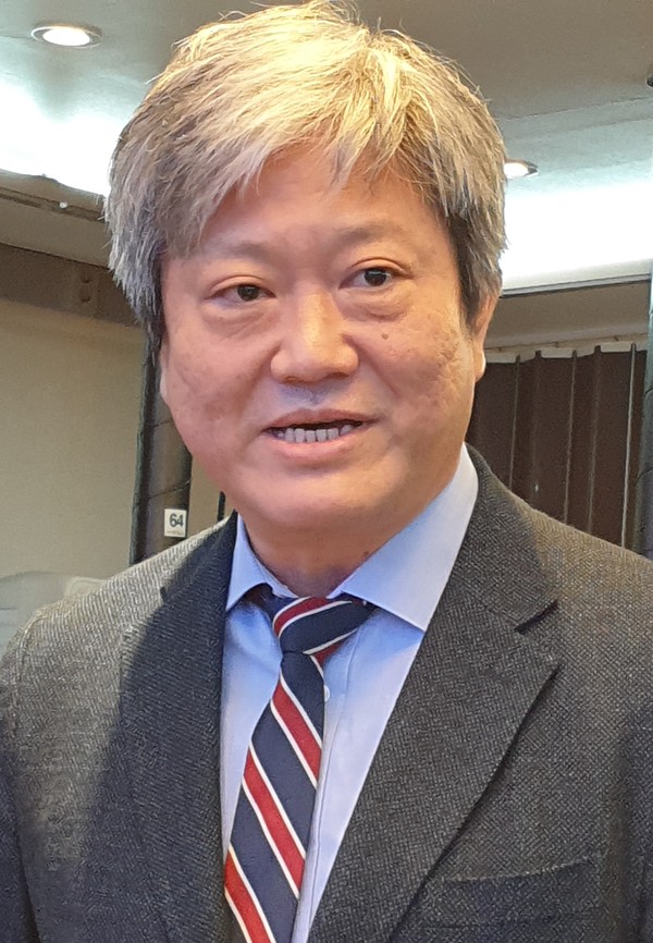 파주 지역의 유일한 대학인 웅지세무대학교의 최광필(정치학 박사) 총장은 “웅지세무대의 정상화를 위해 살신성인(殺身成仁)하는 자세로 최선을 다하겠다고 밝혔다.(사진=박남주 기자)