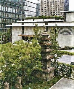 일본오오쿠라 미술관에 있는 이천오층석탑. (사진제공=이천시청)