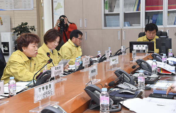 시흥시는 신종 '코로나바이러스'의 확산을 막기 위해 지난달 28일부터 재난안전대책본부를 가동하고 있다. (사진제공=시흥시청)