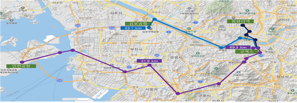 11일 송도국제도시 G 타워에서 인천시와 한국토지주택공사, 인천국제공항공사, 인천경제자유구역청, 인천도시공사는 ‘인천 도심항공교통 실증·특화도시 구축 협약’을 체결했다. (사진제공=인천시청)
