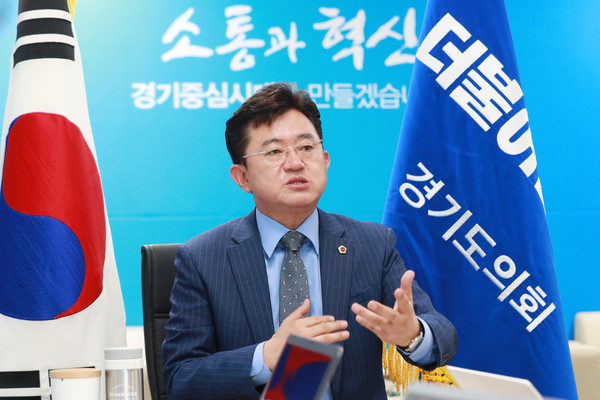 경기도의회 더불어민주당 박근철 대표의원이 24일 더불어민주당 전국광역의회의원협의회 대표 출마를 선언했다.  (사진제공=경기도의회)