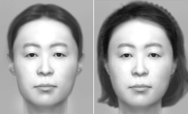 인천 계양경찰서가 지난 5월 경인아라뱃길과 계양산에서 훼손된 채 발견된 여성 시신을 수사 중이지만 6개월간 신원을 확인하지 못하자 복원된 얼굴을 공개하고 시민들의 제보를 받기로 결정했다. 사진은 복원된 사진. (사진제공=계양경찰서)
