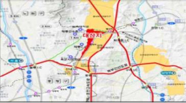 사진은 구리 갈매역세권 지구 위치도.(사진제공=국토부)