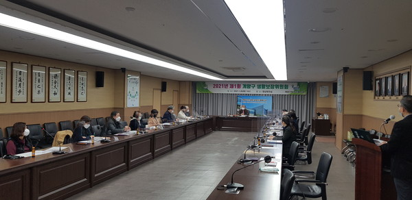 계양구는 지난 26일 구청 영상회의실에서 제1회 생활보장위원회를 개최했다.