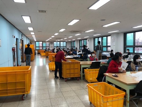 장애인 직업재활시설(홀트보호작업장) 내부 (사진제공=고양시청)