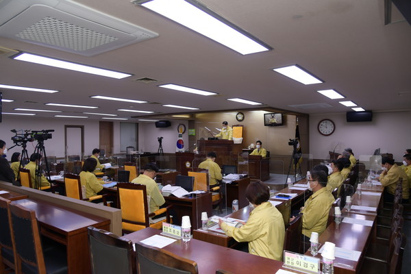 양평군의회는 24일 제6차 본회의를 열고 9일간의 제276회 양평군의회 임시회 일정을 모두 마무리 했다. (사진제공=양평군의회)
