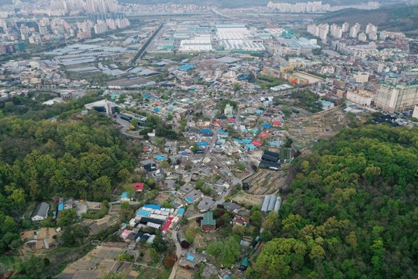 광명시는 오는 22일부터 광명구름산지구 도시개발사업 손실보상을 위한 지장물 조사에 들어간다. (사진제공=광명시청)