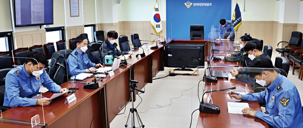 선박 충돌 가상 도상 훈련.