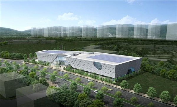 화성시가 주민들의 오랜 숙원사업인 실내배드민턴장을 12일 동탄 2신도시에 착공했다. (사진제공=화성시청)