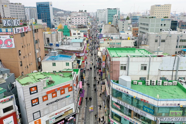 수원역 매산로 테마거리 전경. (사진제공=수원시청)