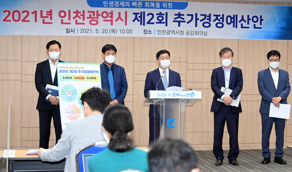 인천시는 13조 3353억원 규모의 2021년 제2회 추가경정예산안을 편성해 20일 시의회에 제출했다고 밝혔다. (사진제공=인천시청)