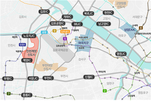 인천계양 테크노밸리 공공주택지구가 3기 신도시 최초로 3일 지구계획이 승인·고시됐다. 사진은 위치도 및  사업개요. (사진제공=인천시청)