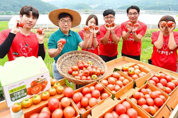 광주시는 매년 6월 지역 특산물 축제인 ‘퇴촌 토마토 축제’를 개최했다. 그러나 코로나19의 여파가 지속되자 광주시는 지난해에 이어 올해도 퇴촌 토마토 축제를 취소하고 농민들의 시름을 덜기 위해 ‘토마토 팔아주기 운동’을 추진한다. (사진제공=광주시청)