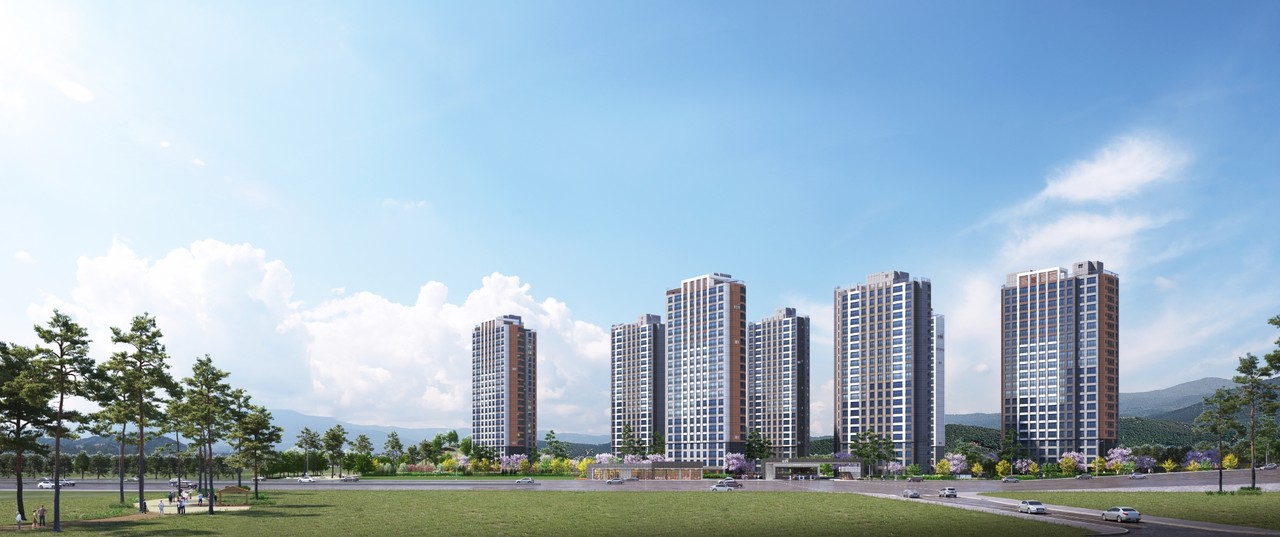 파주 운정신도시 제일풍경채 2차 그랑베뉴 투시도. (투시도제공=제일건설(주))